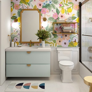 Цветная и яркая ванная комната: как преобразить санузел в Элитном - ehlitnyj.mebel54.com | фото