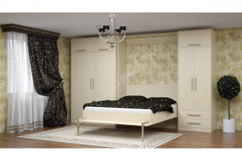 Комплект мебели со шкаф-кроватью трансформер Ратмир в Элитном - ehlitnyj.mebel54.com | фото