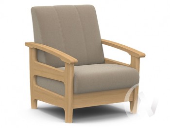 Кресло для отдыха Омега (бук лак/CATANIA LATTE) в Элитном - ehlitnyj.mebel54.com | фото