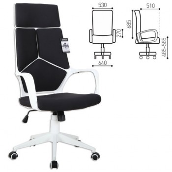 Кресло офисное BRABIX Prime EX-515 (черная ткань) в Элитном - ehlitnyj.mebel54.com | фото