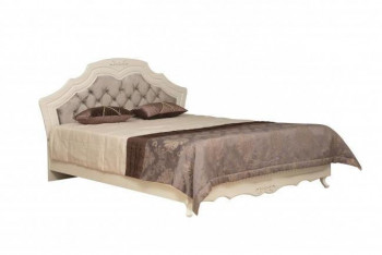 Кровать двойная "Кантри" (вудлайн кремовый/патина/ортопед/1820) в Элитном - ehlitnyj.mebel54.com | фото