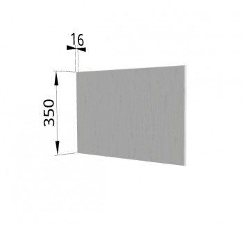 Панель торцевая (для шкафа горизонтального глубокого) ГПГ Ройс (Графит софт) в Элитном - ehlitnyj.mebel54.com | фото