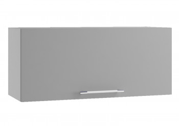 Ройс ПГ 800 Шкаф верхний горизонтальный (Графит софт/корпус Серый) в Элитном - ehlitnyj.mebel54.com | фото