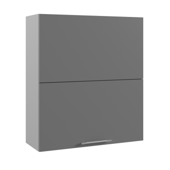 Ройс ПГПМ 800 Шкаф верхний Blum Aventos HF (Графит софт/корпус Серый) в Элитном - ehlitnyj.mebel54.com | фото